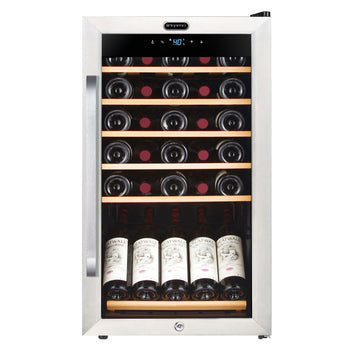 Whynter FWC-341TS 34 Bottle Freestanding Stainless Steel Wine Refrigerator