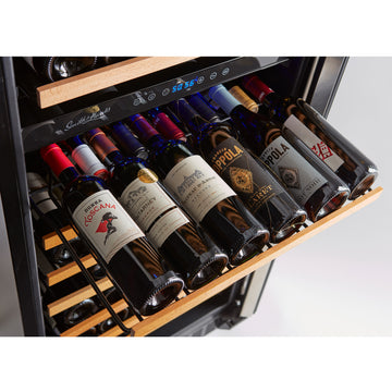Smith & Hanks 166 Bottle Dual Zone Stainless Steel Wine Refrigerator RE100004