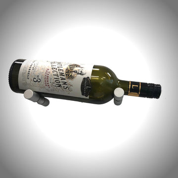 Kings Bottle Wall Mounted Wine Peg Set | 1-Bottle Label-Forward Display WPH01S