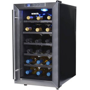 NewAir AW-181E Space Saver 18 Bottle Thermoelectric Wine Cooler