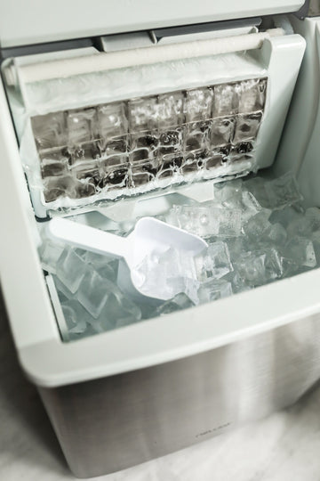 Newair Countertop Clear Ice Maker, 40 lbs. of Ice a Day with Easy to Clean BPA-Free Parts